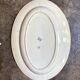 Oval dish Lunéville in blue ironstone, "Tulip" service.