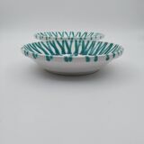 2 Gmundner green flamed decorative dishes