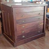 19th century East India Company map cabinet Width 122 cm