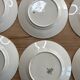 6 flat plates Longwy Bruges
