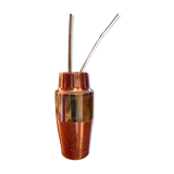 Copper vase forms a shaker