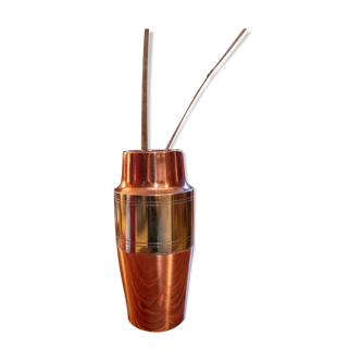 Copper vase forms a shaker
