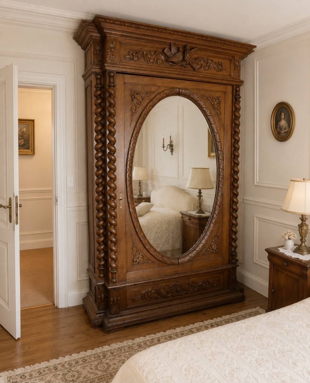 Armoire style Louis XIII Baroque