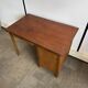 Vintage Danish desk from the 1960s with a drawer and cupboard.
