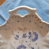 Plat à biscuits faience bretonne