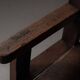 Carved solid wood bench-chest, 18th century