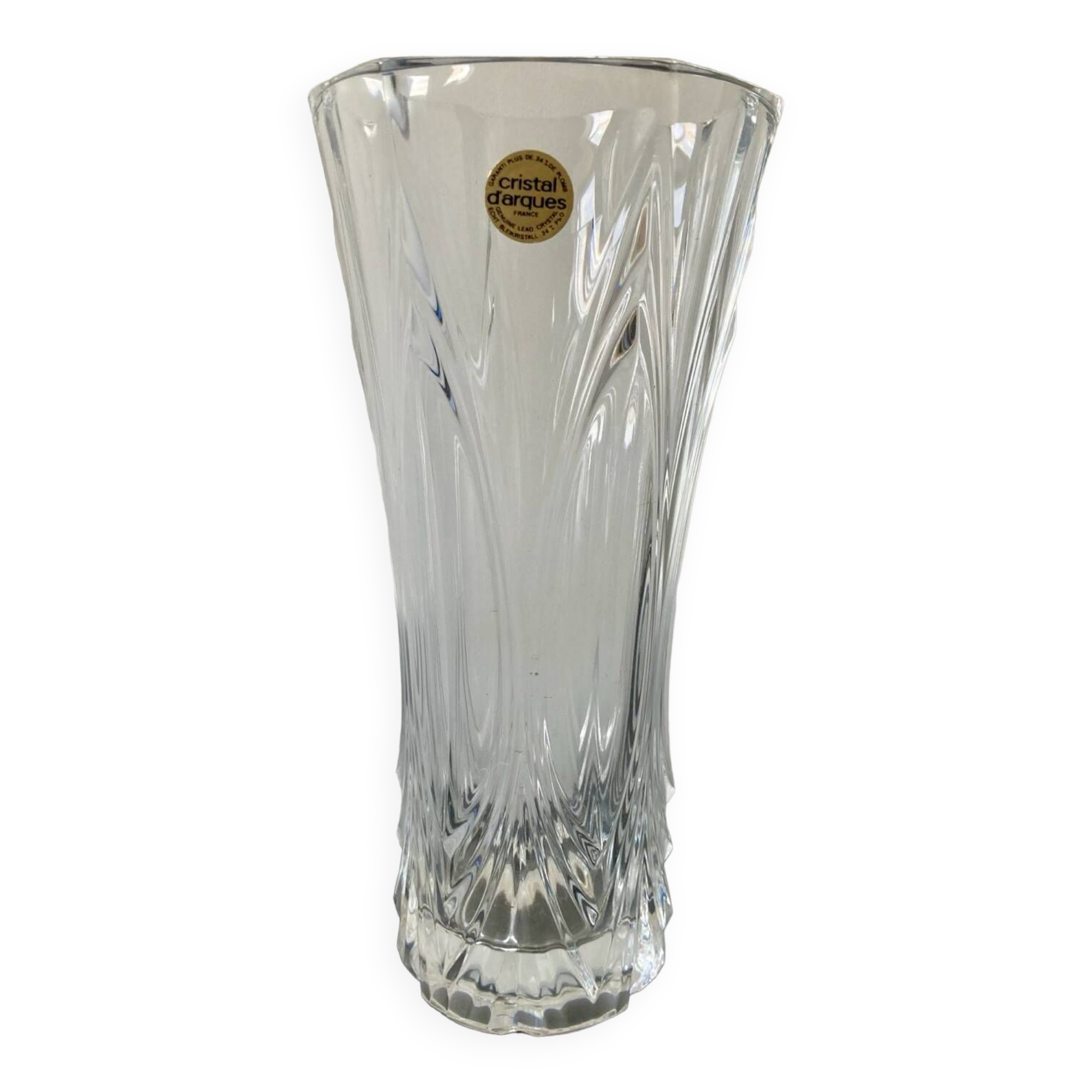 Arques crystal vase, châtelet model