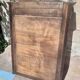 Antique carved mirror with a grey-green patina, Louis XVI style.