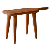 Tabouret scandinave des années 1950 en mélèze massif