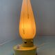 Vintage opaline and metal lamp from the 50s-60s
