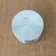 Vintage ashtray in solid aluminium | Ribbed industrial design | Retro Bauhaus style