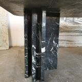Black marble coffee table