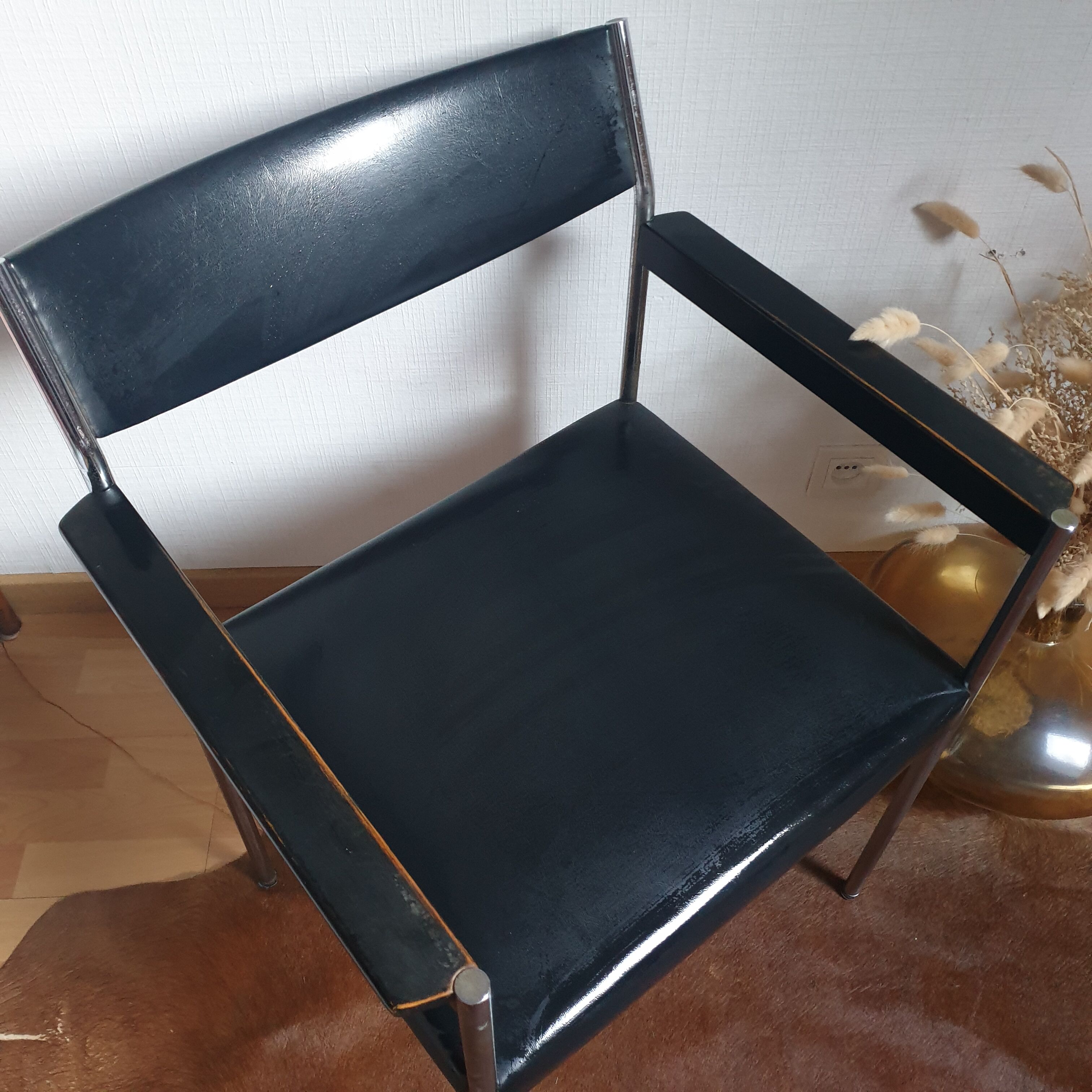 Fauteuil Edelf Bandixen vintage