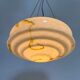 Art deco glass hanging lamp, 1950s