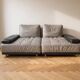 Canapé design en cuir bicolore – Très confortable