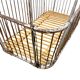 Vintage French Metal Bakery Cart long– Industrial Bread Trolley – Rolling L