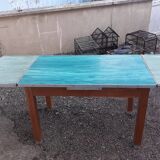 Vintage wooden formica kitchen table