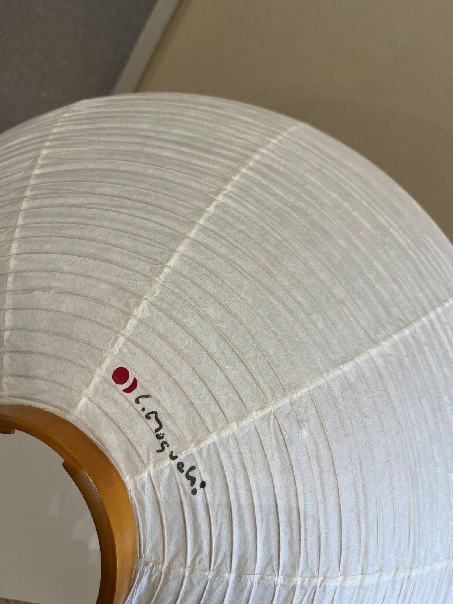 Isamu Noguchi Model 10A Akari Light Sculpture hand crafted by Ozeki, Japan