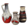 Set of 3 West German Fat Lava Pottery Vases