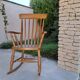Rocking chair en bois massif vintage