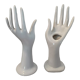 Pair of ceramic hand soliflores vases 70s