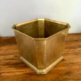 Massive brass pot cover