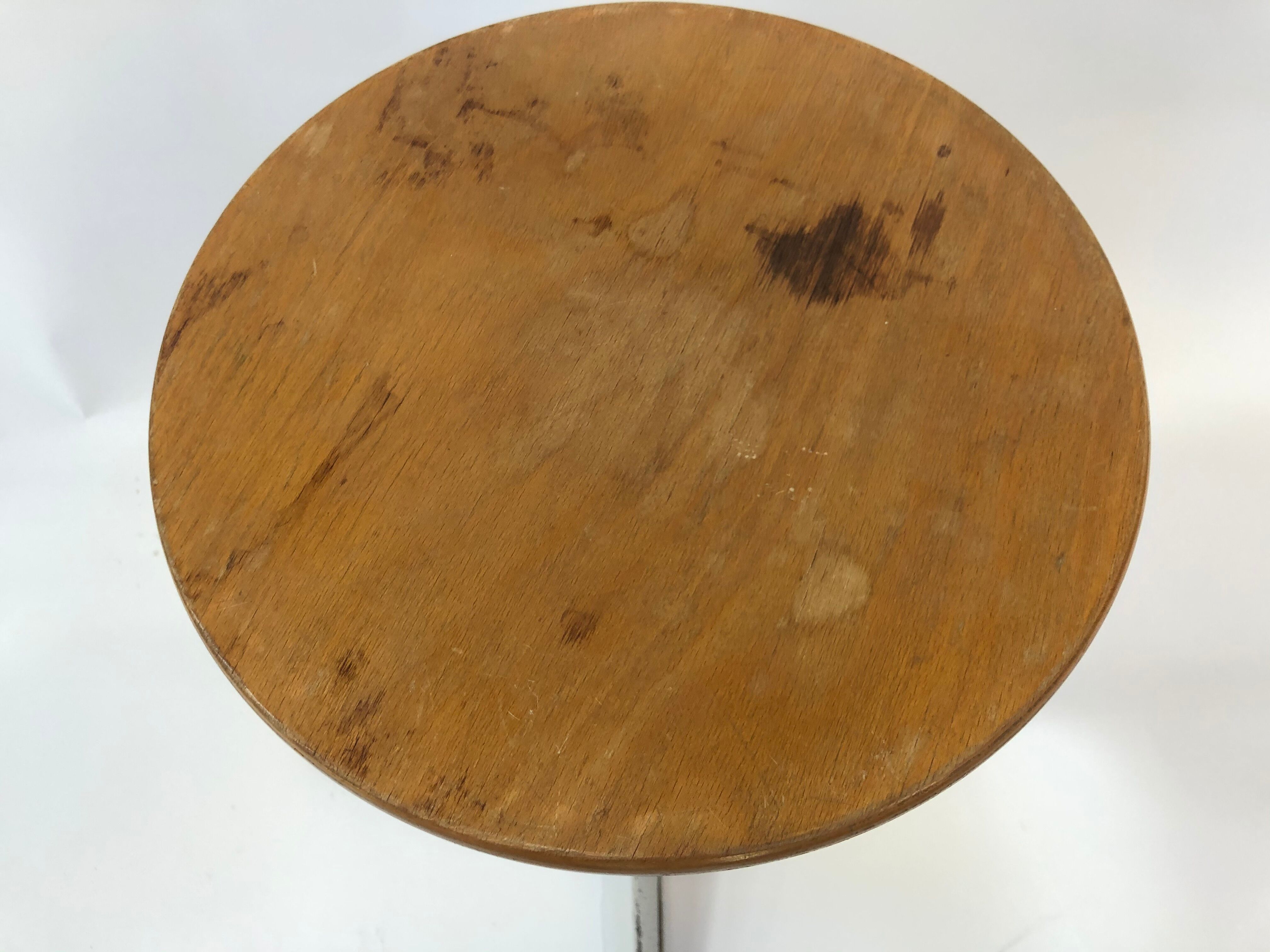 Vintage stool work tabouret by Friso Kramer Ahrend de Cirkel