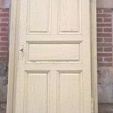Porte mouluré avec cadre xix eme