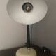 Beige metal desk lamp