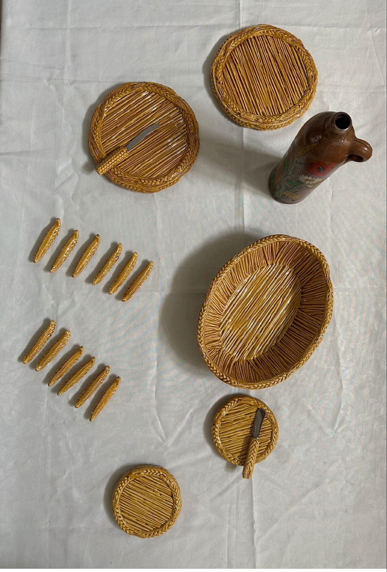 Barbotines sur le thème du blé