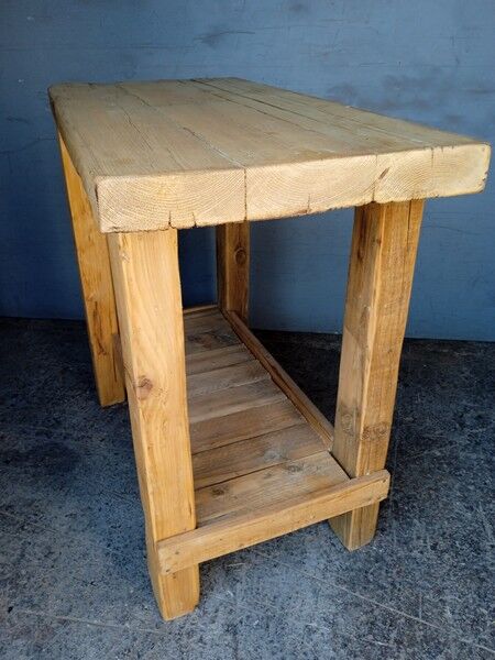 Workbench 100cm old solid wood