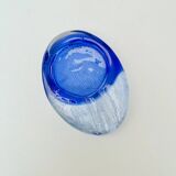 Hand-blown glass trinket tray, Italy 1970