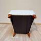 Fauteuil espagnol en hêtre et contreplaqué, années 1990.