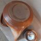 Glazed stoneware teapot