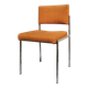 Chaise vintage design, structure tubulaire chromée, années 1960-1970