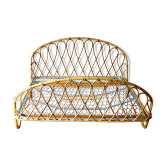 Rattan bed two people