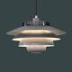 Beautiful antracite black Nordic pendant lamp
