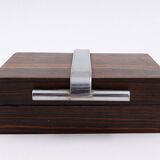 Art Deco box in wood and metal attributed to the DESNY House - 1930s