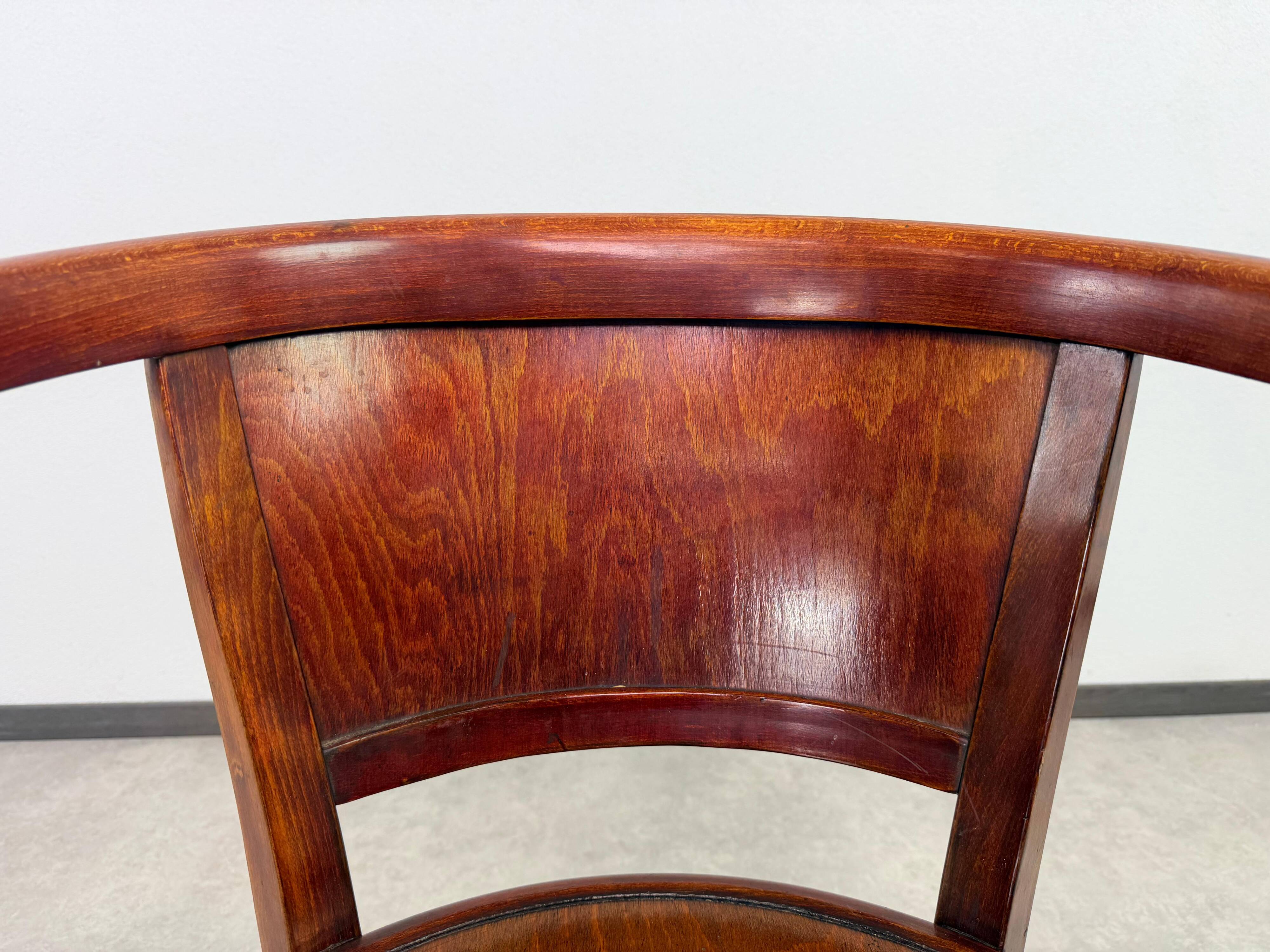 Extremely rare armchairs no. 6521 by Otto Wagner for Thonet