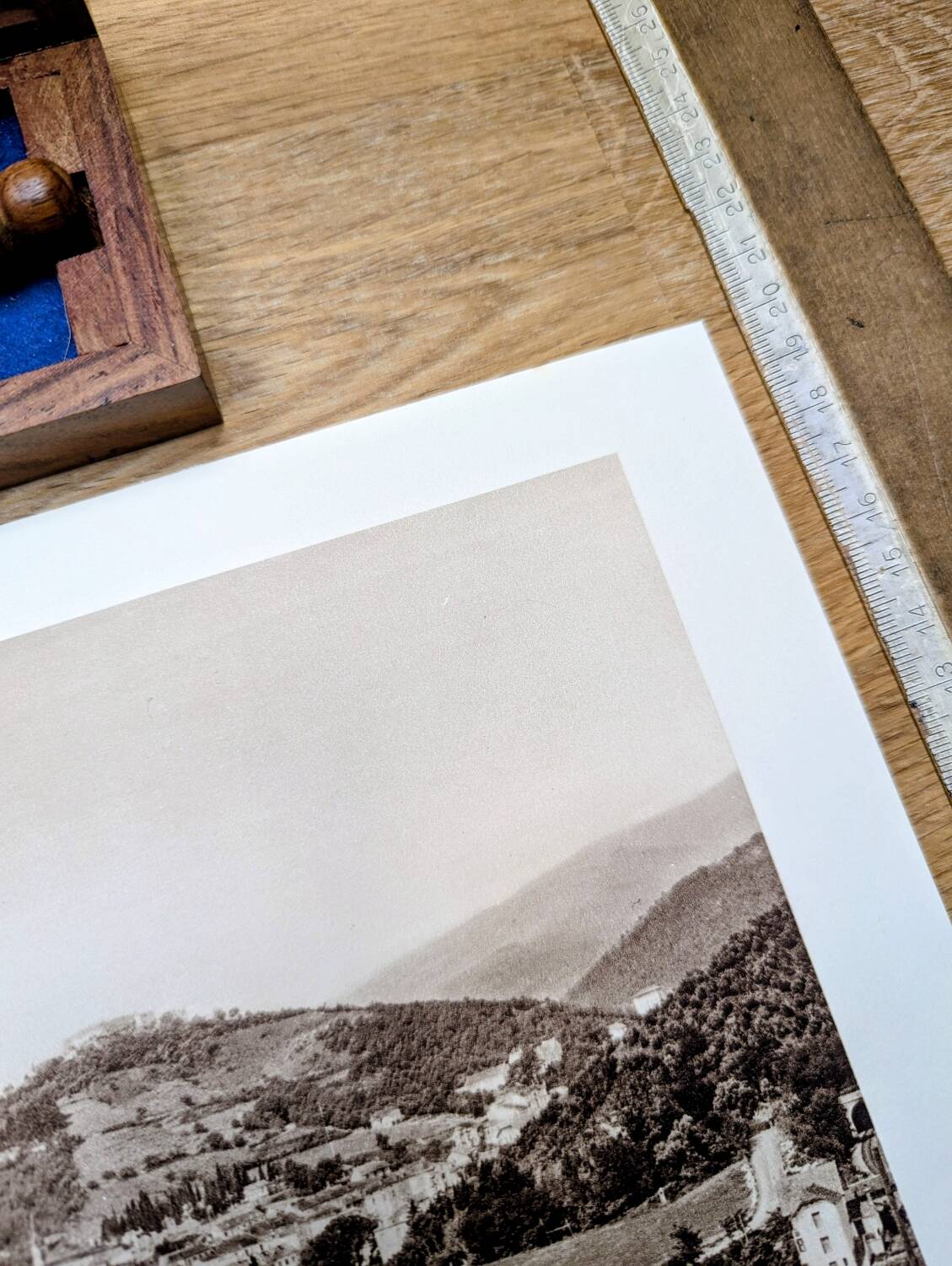 Amélie-les-Bains, vintage, photo print from 1935.