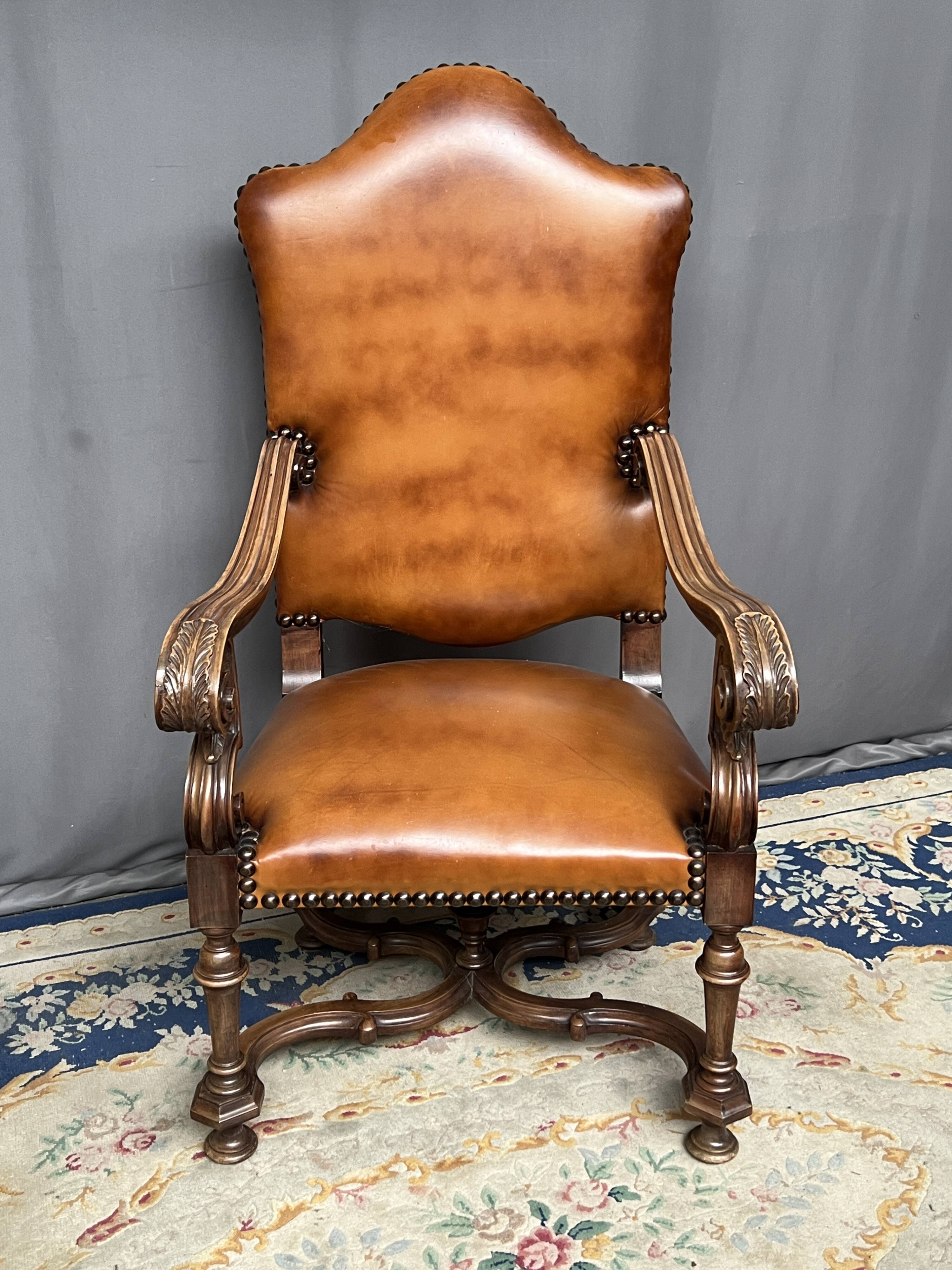 Antique Renaissance armchair