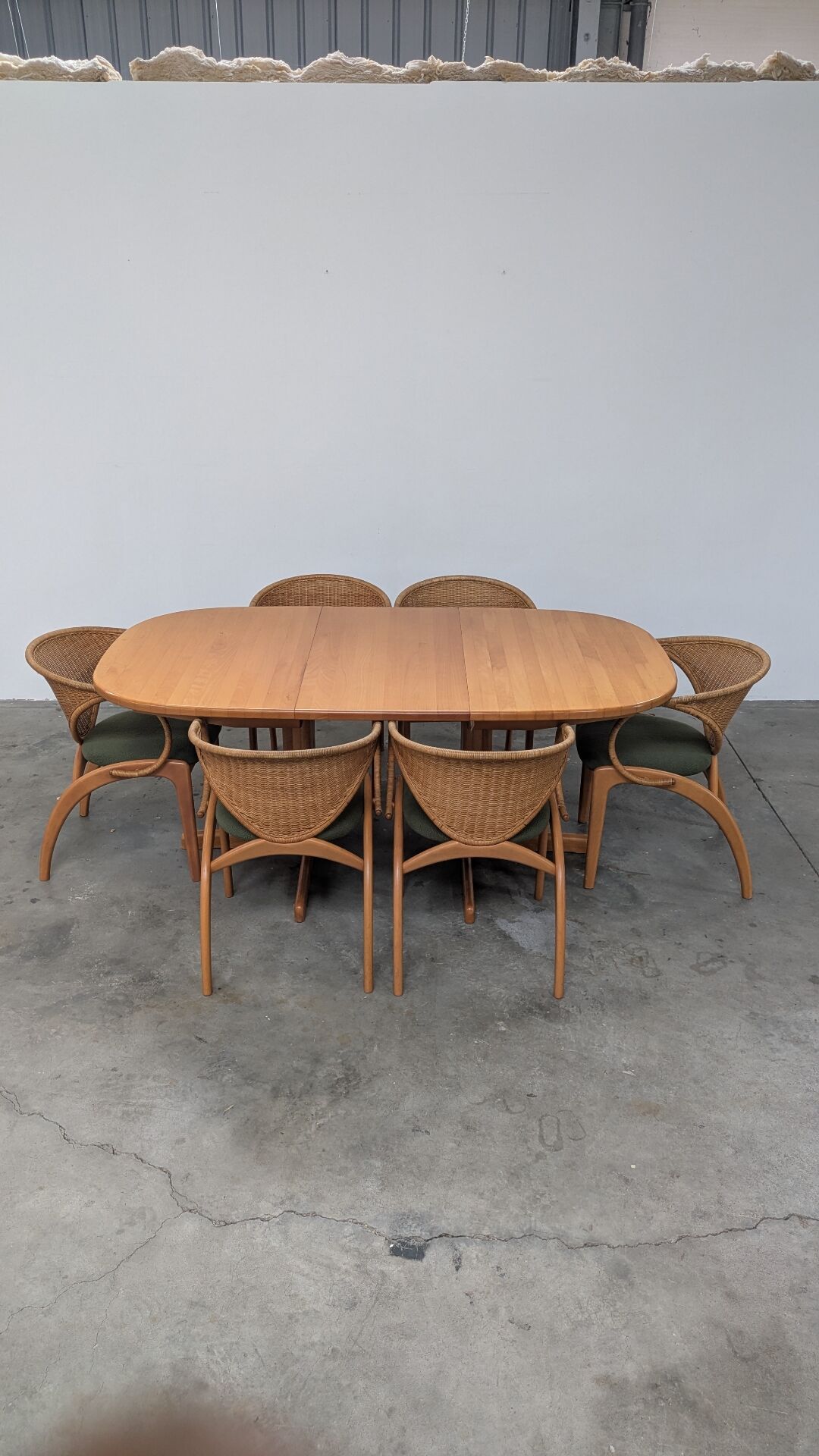 Lubke table and chairs vintage scandinavian design