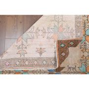 Vintage Turkish Oushak Handmade Wool Cotton Brown Area Rug 156x232