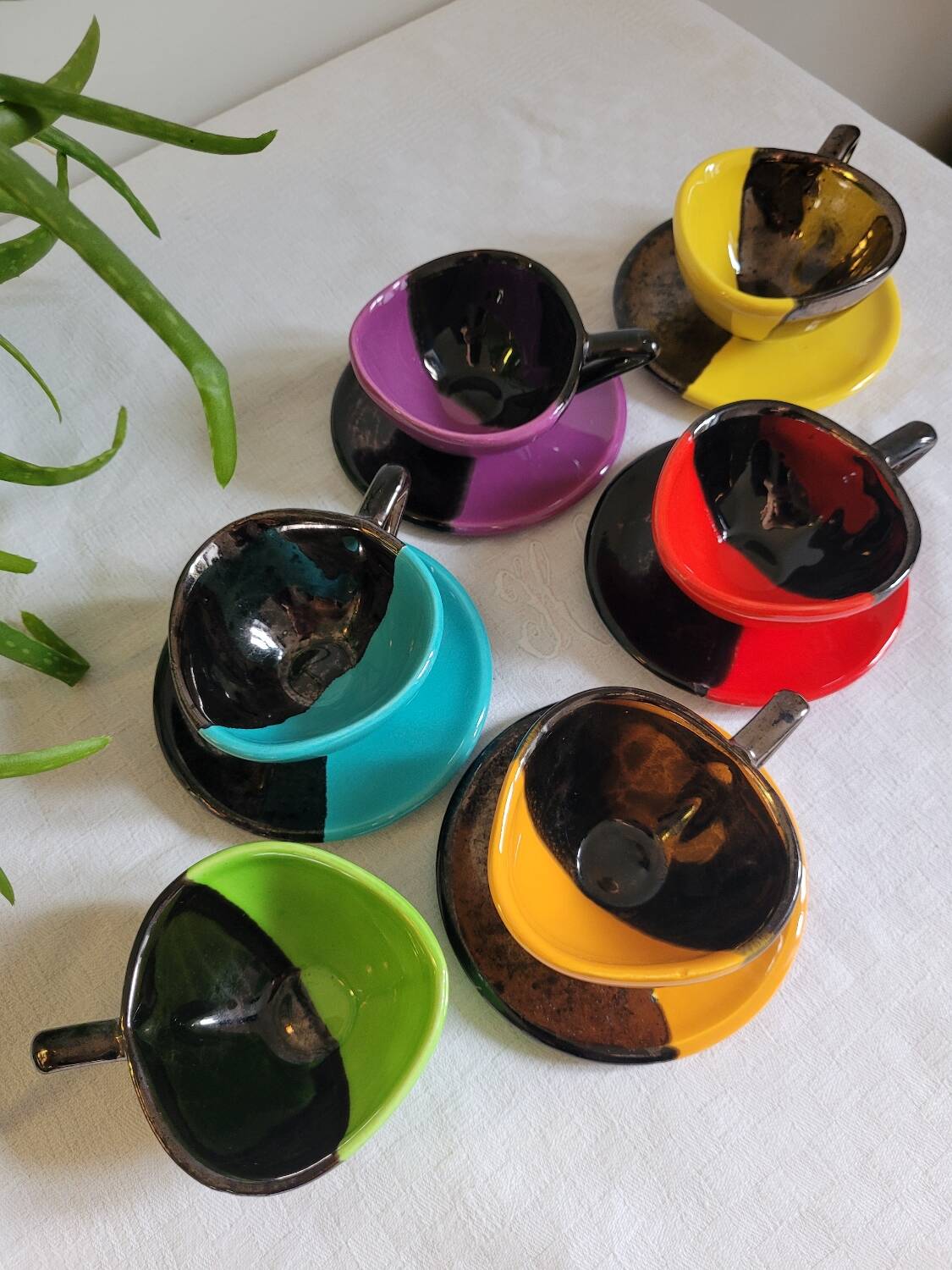 Vallauris coffee service by Auguste Lucchesi