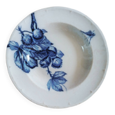 Plat creux Longwy série fleurs