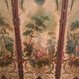 Louis XVI period screen, oil on canvas