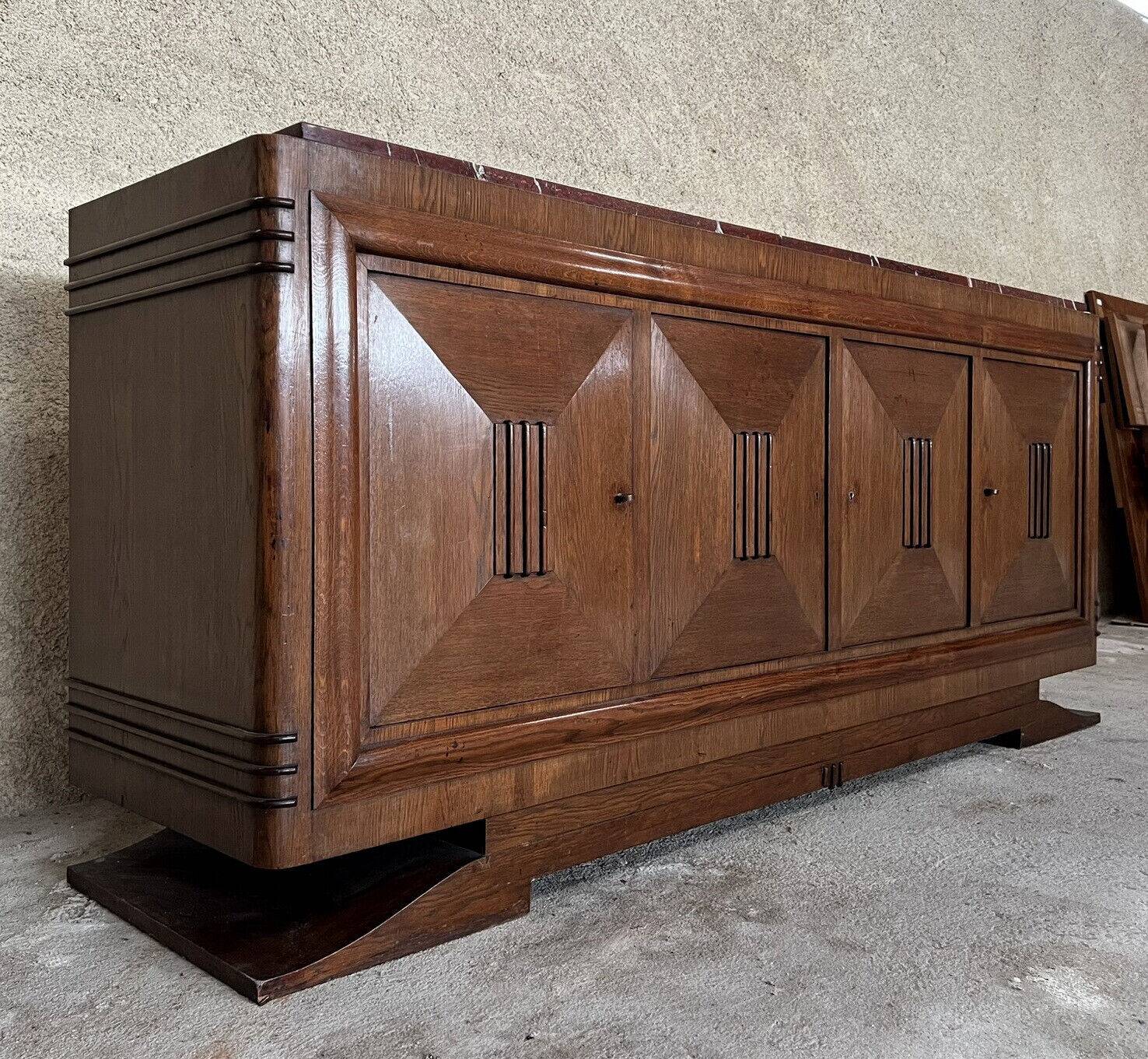In the Spirit of Maxime Old: sideboard in Macassar circa 1930