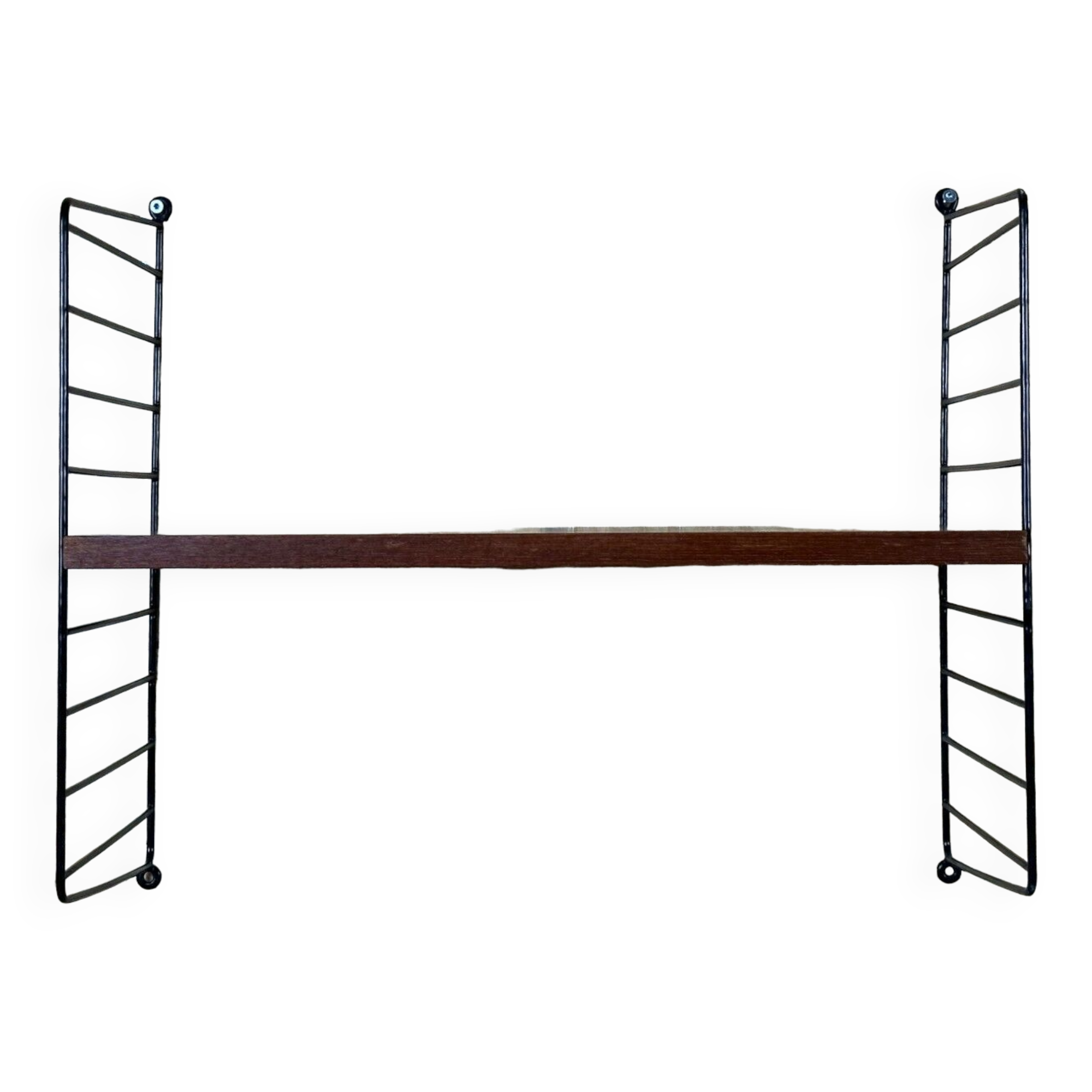 60s 70s teak string shelf module by Kajsa & Nils "Nisse" Strinning Sweden