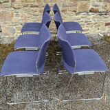 Set of 6 stackable Curvy chairs, Casala edition