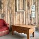 Chic country coffee table in solid pine (renovated)